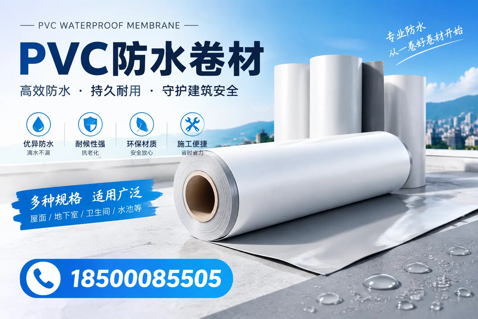 如何选择适合的PVC防水卷材?专家为您解答榆林的需求